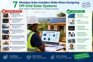 7 Mistakes Solar Installers Make When Designing Off-Grid Solar Systems