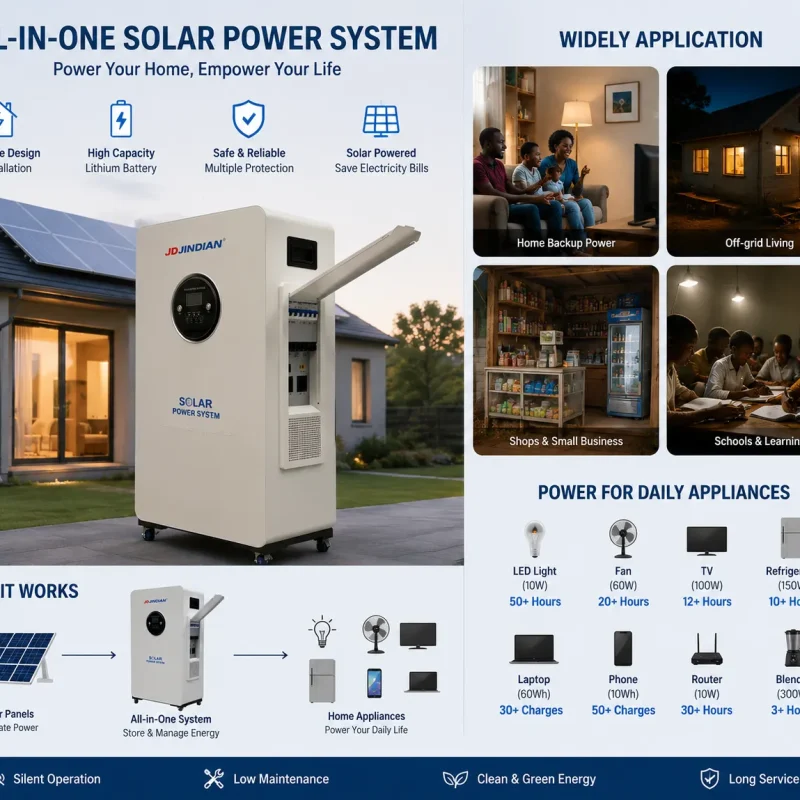 ALL IN ONE SOLAR POWER SYSTEM